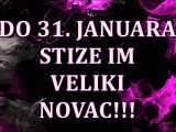 Do 31. januara stize im novcano dobitak.