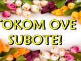 Tokom subote.