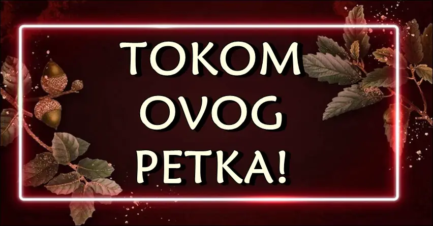 Ovaj petak ce nekome doneti stres dok jarcevi ce biti bezvoljni! Ovaj petak ce nekome doneti stres dok jarcevi ce biti bezvoljni!