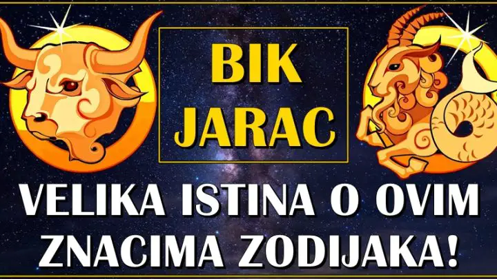 Sta se krije iza maske hladne osobe rodjene u znacima JARCA I BIKA! Čeka vas LEPO IZNENADJENJE!
