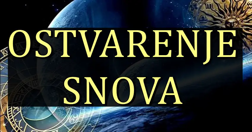 OSTVARENJE SNOVA IH CEKA do kraja avgusta!