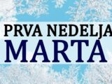 Prva nedelja marta