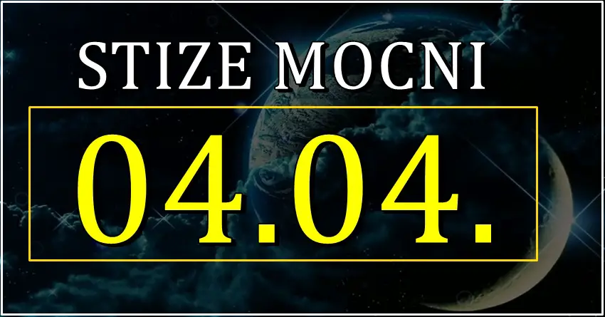 STIZE MOCNI 4.4. i donosi velike promene, a nekome tugu menja u srecu! STIZE MOCNI 4.4. i donosi velike promene, a nekome tugu menja u srecu!