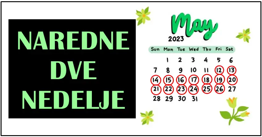 NAREDNE DVE NEDELJE ce nekome promeniti zivot iz korena, a nekome donesti resenje problema! NAREDNE DVE NEDELJE ce nekome promeniti zivot iz korena, a nekome donesti resenje problema!
