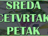 sreda cetvrtak i petak