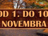 od 1. do 10. novembra