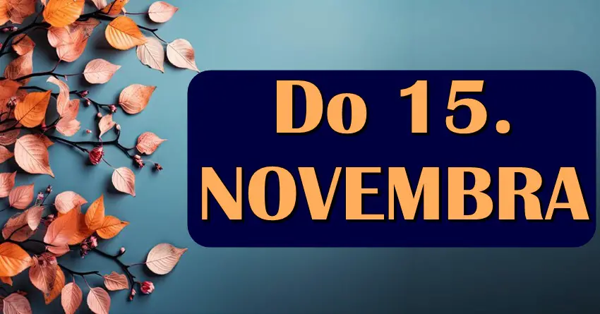 DO 15. NOVEMBRA period će doneti životne promene i preokrete koje morate znati!