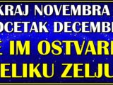 Kraj novembra i početak decembra će ovim znacima biti JAKO VAŽNI! Čeka ih OSTVAREJE ŽELJE za koju se dugo bore!