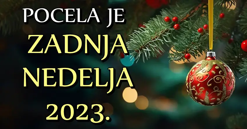 Počela je ZADNJA SEDMICA u 2023. godini: Jednom znaku donosi BOLAN KRAJ, dok OVIM donosi PRAVU LJUBAV! Počela je ZADNJA SEDMICA u 2023. godini: Jednom znaku donosi BOLAN KRAJ, dok OVIM donosi PRAVU LJUBAV!