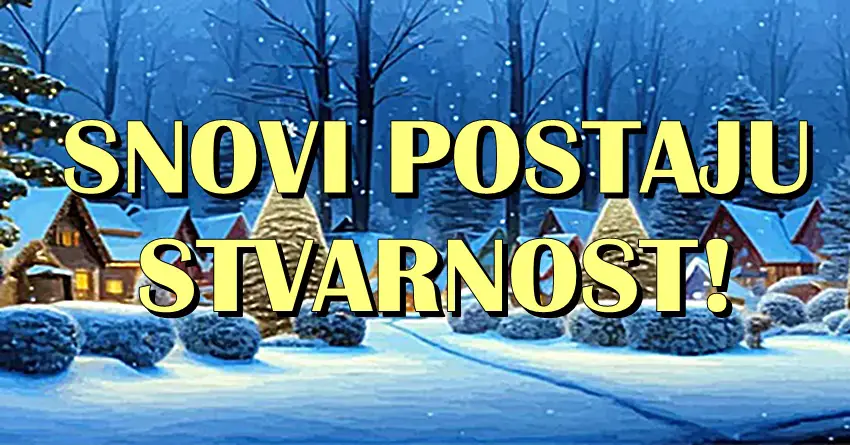 SNOVI POSTAJU STVARNOST: Za ove znake zodijaka dolazi vreme VELIKE SREĆE! Ostvariće im se NAJVEĆI SNOVI!