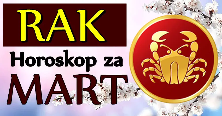 RAKA u MARTU očekuju IZNENADNE PROMENE! Imaće priliku da im život bude MNOGO LEPŠI! RAKA u MARTU očekuju IZNENADNE PROMENE! Imaće priliku da im život bude MNOGO LEPŠI!