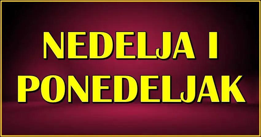 NEDELJA I PONEDELJAK donose Strelcu nove prilike, Jarac mora ostati uporan, a ovaj znak će imati šansu za veliki napredak! NEDELJA I PONEDELJAK donose Strelcu nove prilike, Jarac mora ostati uporan, a ovaj znak će imati šansu za veliki napredak!