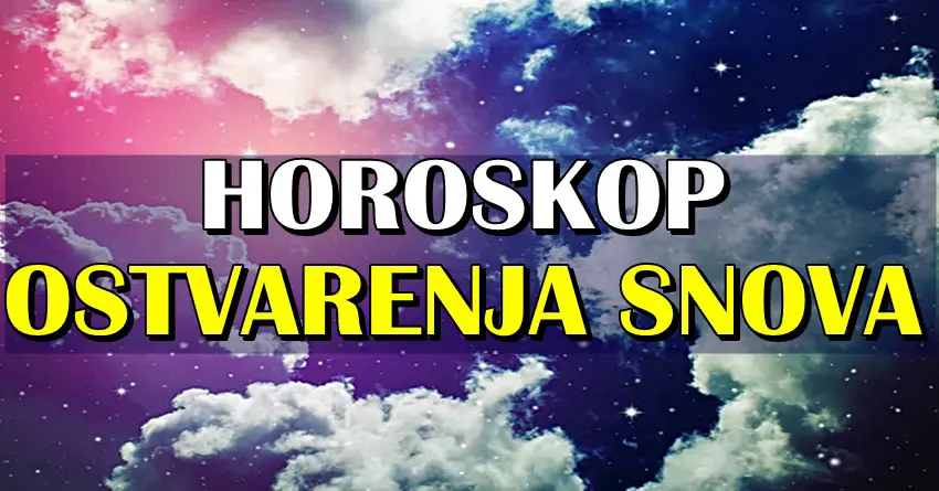 HOROSKOP OSTVARENJA SNOVA: POSLE PROLIVENIH SUZA, ovi znaci ce NAPOKON POCETI NOVI ZIVOT! HOROSKOP OSTVARENJA SNOVA: POSLE PROLIVENIH SUZA, ovi znaci ce NAPOKON POCETI NOVI ZIVOT!