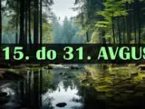 od 15. do 31 avgusta