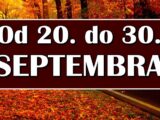 od 20. do 30. septembra