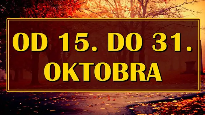 Od 15. do 31. oktobra Ovnu slede promene, Jarcu ostvarenje cilja, a OVAJ znak čeka bolja novčana situacija!