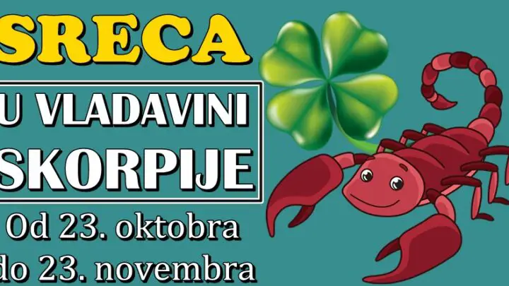 VLADAVINA ŠKORPIJE počinje 23. oktobra i donosi razlog za SLAVLJE! Za ova tri znaka stiže NAJLEPŠI PERIOD!