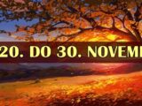 od 20. do 30. novembra