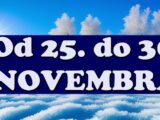 od 25. do 30. novembra