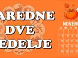 Naredne dve nedelje