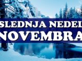poslednja nedelja novembra
