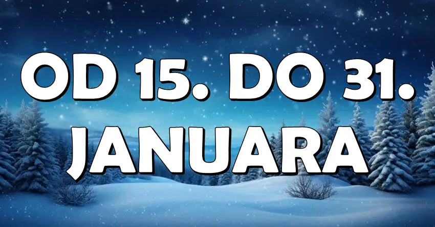 Od 15. do 31. januara Raka i Jarca čekaju VELIKE PROMENE, dok ovom znaku sledi NAJLEPŠI PERIOD U ŽIVOTU! Od 15. do 31. januara Raka i Jarca čekaju VELIKE PROMENE, dok ovom znaku sledi NAJLEPŠI PERIOD U ŽIVOTU!