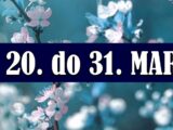 od 20. do 31. marta