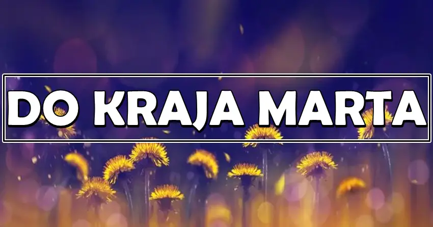 Do kraja marta slede nove prilike i velike promene! Dok ovaj znak očekuje ogromna sreća, ovaj mora biti veoma oprezan! Do kraja marta slede nove prilike i velike promene! Dok ovaj znak očekuje ogromna sreća, ovaj mora biti veoma oprezan!
