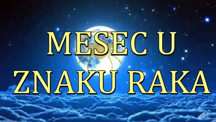 MESEC ulazi u znak RAKA danas i donosi VELIKU RADOST i BLAGOSTANJE ovim znacima zodijaka!