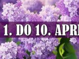 od 1. do 10. aprila