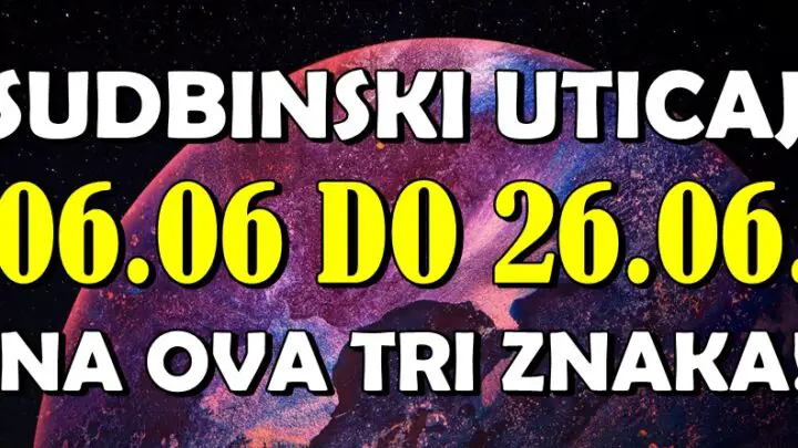 Dan koji MENJA SVE: 6.6. donosi snažnu energiju i najjači uticaj do 26.6. – OVA TRI znaka će osetiti moć sudbine!