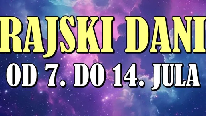 RAJSKI DANI ZA OVE ZNAKE: Od 7. do 14. jula sve IM IDE OD RUKE – Vreme ČUDA JE STIGLO!