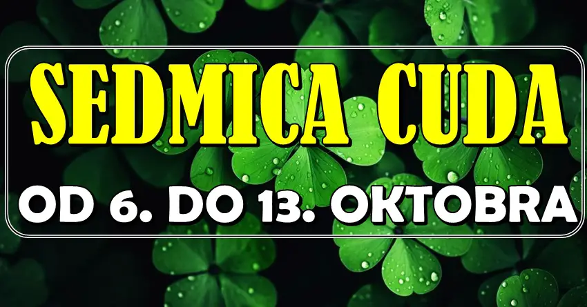 SEDMICA ČUDA od 6. do 13. OKTOBRA: Kosmos otvara vrata sreće i daruje moćnu energiju baš ovim znacima!